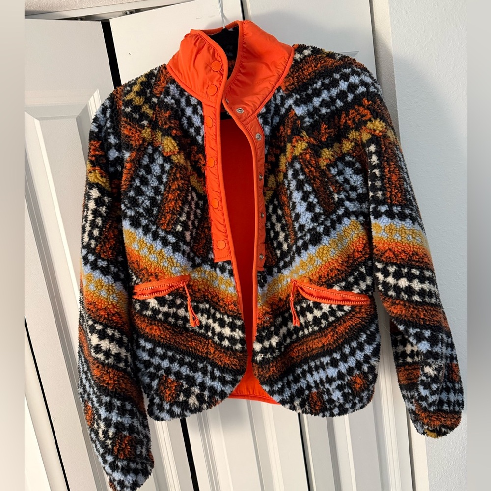 FP Movement by Free People Hit The Slopes Fleece Jacket Small